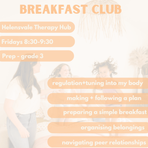 Breakfast Club | Helensvale | Friday’s at 8:30am