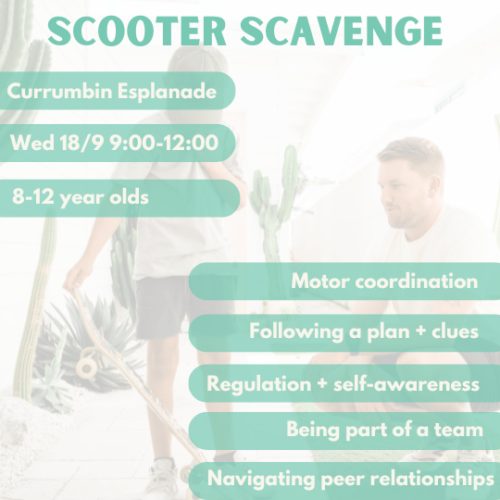 Scooter Scavenge (Currumbin) – Wednesday 18 Sept, 9am-12pm