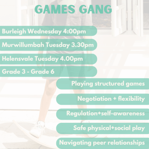 Games Gang | Murwillumbah | Tuesday’s at 3.30pm